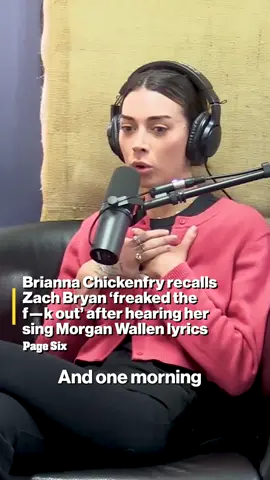 Brianna “Chickenfry” LaPaglia claimed her ex-boyfriend Zach Bryan went berserk when she sang a song by another country music superstar, Morgan Wallen, in his home. 👀 #bffspod
