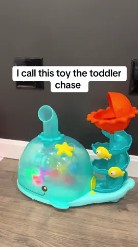 If you want to drink your coffee warm or tire them out before bed you need this ☠️ i never buy toys like this however keeps her entertained for a long time, you can move the popper so the balls can go in any direction #toddlertoys #MomsofTikTok #toddlermom #relatable #girlmom #momhumor 