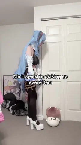 Im sick ☹️ #ganyu #cosplay #makeup #genshin #GenshinImpact #ganyucosplay #fyp #digitaldoll 