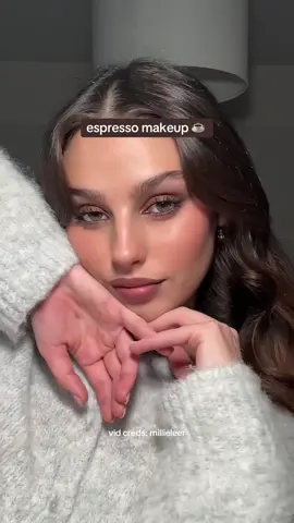 espresso makeup tutorial ☕️  vid creds: @Mills 🤍  #makeup #makeuphacks #makeuplook #makeuptips #trendingmakeup #makeupinspo #grwm #getreadywithme #everydaymakeup #fyp #million #creatorsearchinsights 