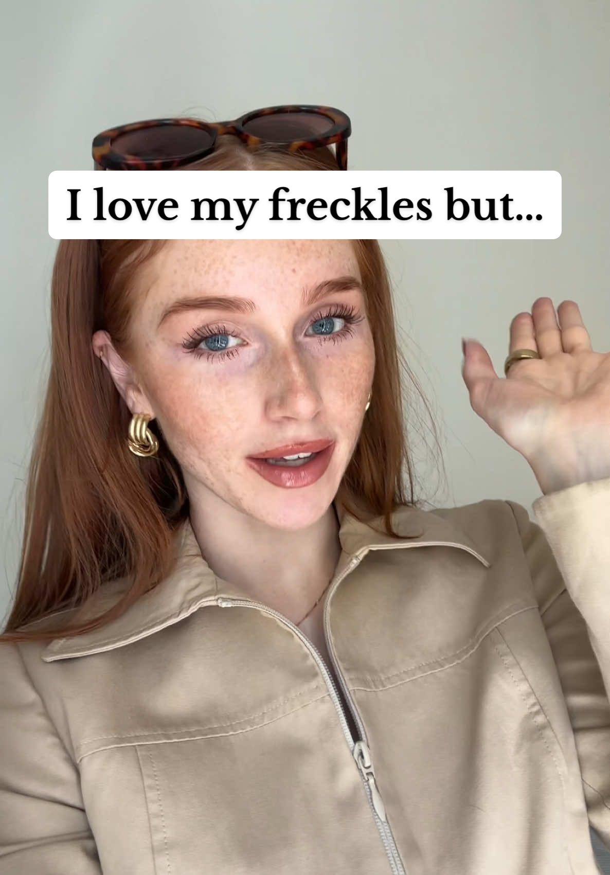 brb drawing freckles on my neck 