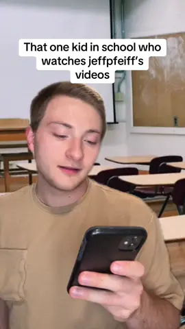 That one kid who watches jeffpfeiff’s videos #greenscreen #nostalgia #school #pov #fypツ #middleschool 