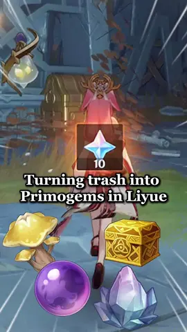 Turning trash into Primogems in liyue #genshinimpact51 #genshin51 #genshintips #fyp #hoyocreators  #genshinbuild #genshin #GenshinImpact #genshintok #genshinguid #liyue 
