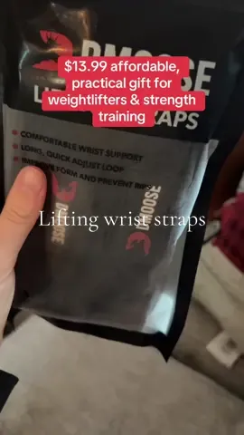 Your weightlifting friend will love these wrist straps for Christmas #wriststraps #weightlifting #powerlifters #strengthtraining #liftingwriststraps 