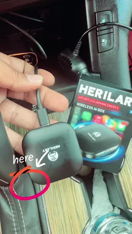 Herilary Ai Box Lite X - Elevate your vehicle experience! Wired CarPlay and Hot Spot Required! apple carplay,Mini Wireless Apple CarPlay Adapter, for both Apple and Android, 2 in 1, small wireless carplay adapter, converts wired to wireless