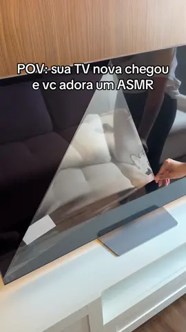 Isso é muito satisfatório né?! 🙏🏻🥹 #tvsamsung #asmr #decorandoacasa 
