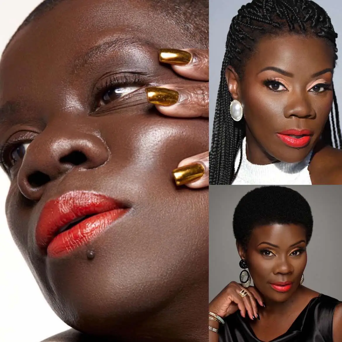 A red lip is more than a look—it’s a power move💋💄 From day to night, red elevates every style with bold confidence. Highlight your confidence with my red lipstick today! #TheMrs #GrandeDame #lamadame #redlipconfidence  Which one of my red lip looks is your favorite?….Shaved hair, braids, short Afro? Shop www.LaReineCynthia.com (link in bio) and treat yourself to a beauty experience unlike any other. @lareinecynthiaofficial  💋 Don’t forget to share this with your bestie—they deserve to glow too!✨ #redlip #redlipstick #redlipcolor #redlipsticks #redlippie #beautyqueencollection #boldandbeautiful #saveourselves  #SoftLife #ElegantLiving #GracefulLifestyle #LuxuryLifestyle #LivingInElegance #ClassyWoman