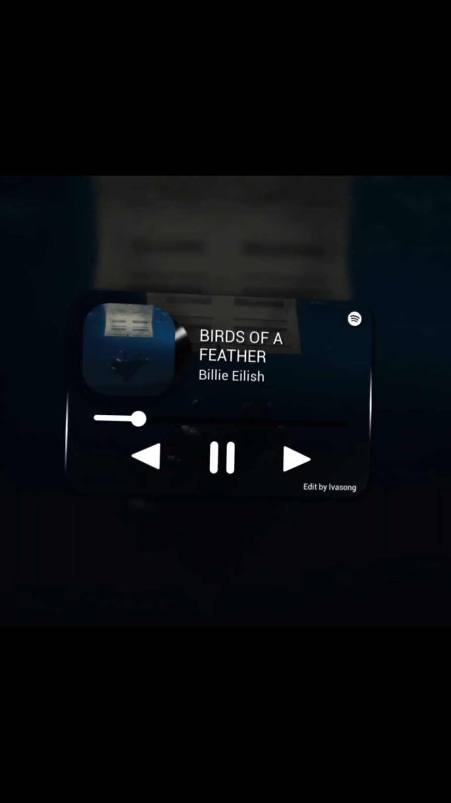 BIRDS OF A FEATHER - Billie Eilish #billieeilish #lyric #typography #musica #lvasong 