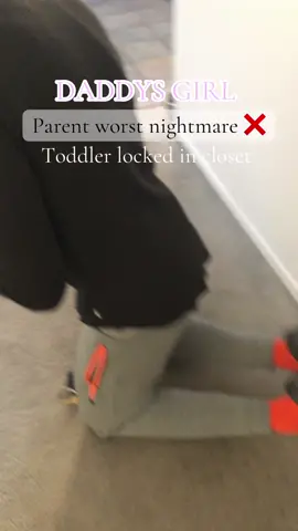 Her little cry was killing me 😔#Fyp #toddler #Momtok #MomsofTikTok #daddysgirl #scarymoment #Kids 