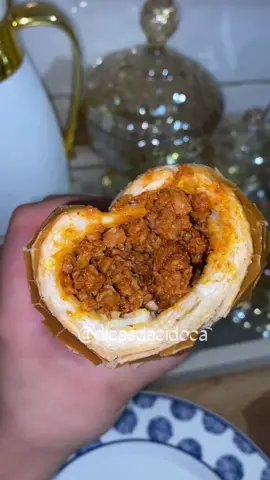 Pão buraco quente #buracoquente #foryoupage #receitas 