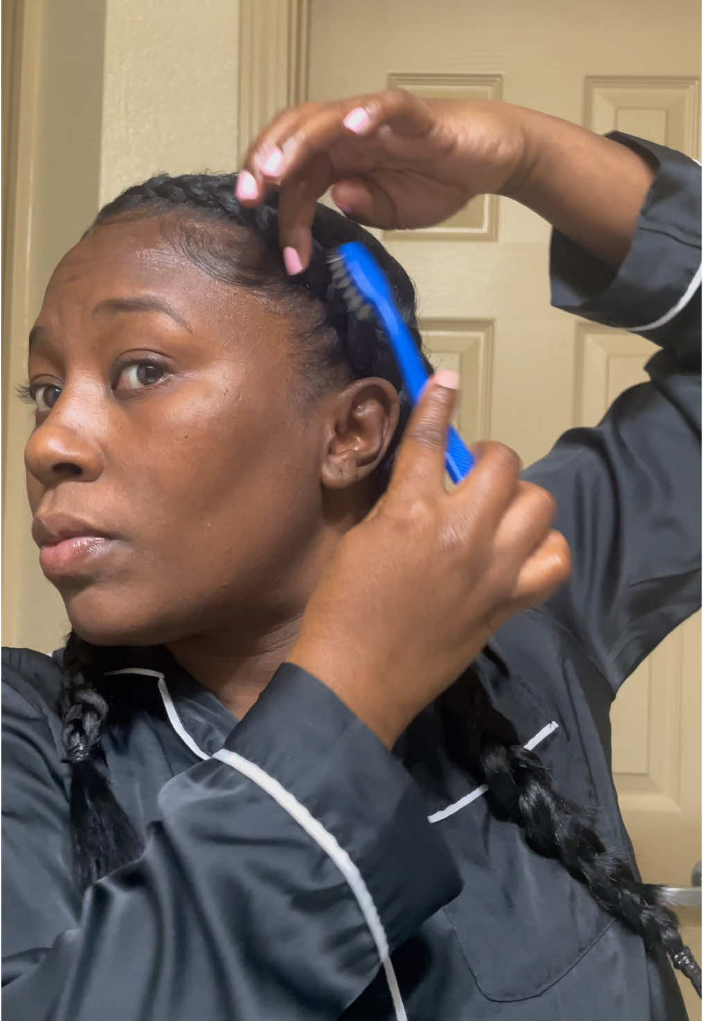 Let’s make something out of nothing! . . . . . #CapCut #naturalhair #naturalhairstyles #hairgrowth #protectivestyles #blackgirltiktok #naturalhair #blackgirlhairstyles