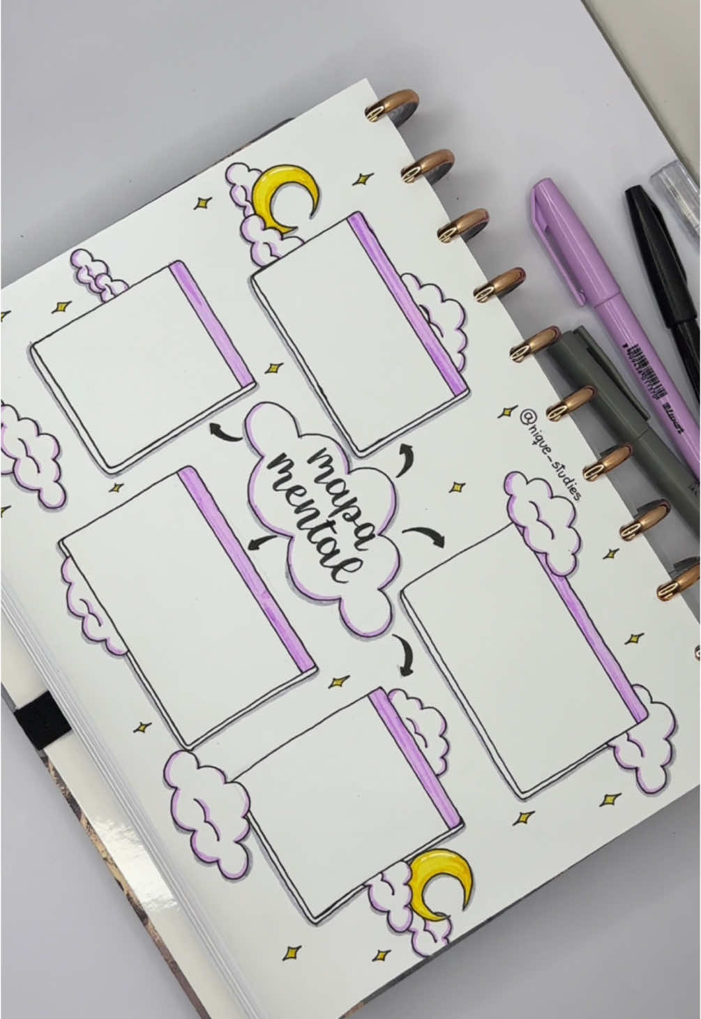 Ideia de mapa mental #lettering #estudos #study #mapamental #titulos #titulosbonitos 