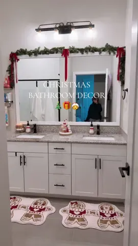 Elevating my Christmas Decorations from last year 😘 🎄🎁  #christmastok #christmas2024 #christmasdecorations #christmascountdown #decoratewithmeforchristmas #christmasdecorationideas #cozychristmas #christmasaesthetic  #fyp #foru #foryoupage❤️❤️ #explor #christmas #holiday  Bathroom Decoration Christmas bathroom decoration  Small baththroom decoration ideas Bathroom Christmas 