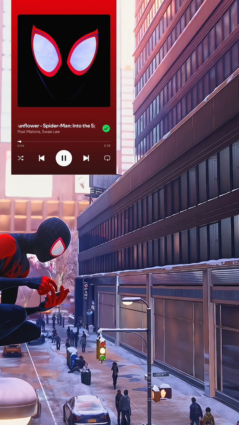 you're the sunflower 🌻  #spiderman #spiderman2 #milesmorales #intothespiderverse #itsv #atsv #sunflower #swaelee #lyrics #spidermanedit #fyp 