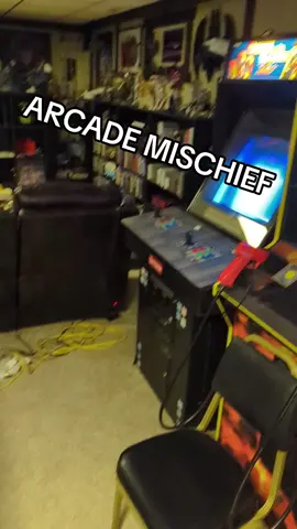 WHO COULD IT BE??? #arcade #retrogaming #gaming #vintage #cleaning #repair #technology #furry #fursuit #furriesoftiktok #cute #cat #kitty #catsoftiktok #adorable #uwu 