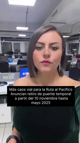 ¡Más caos vial para la Ruta al Pacífico! Anuncian retiro de puente temporal  a partir del 10 noviembre hasta  mayo 2025 #Guatemala #Noticias2024 