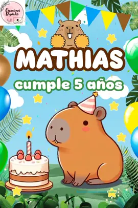 La mejor invitación temática Capibara🤩 PÍDELA AL: +51 989382112🥳 Entrega en 30min + regalito 🎁(Gratis stickers imprimibles 100% personalizados para decorar tus bocaditos)🥰 #capibara #capybara #peluchecapibara #videoviral #ultimominuto #creacionesdigitalesmyr #invitaciones #fiesta #viral 