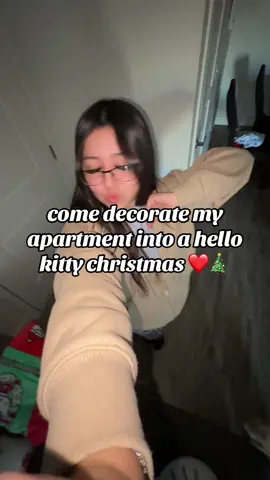 goodbye halloween, hello CHRISTMAS 🎄 i have been wanting to post one of these lmfaoo so why not its my page 🥰 #hellokittyfinds #hellokittylover #tjmaxfinds #homegoodsfinds #hobblobbyhaul #fyp #brokecollegestudent 