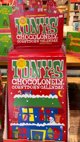 Tony’s Countdown Calendar #tonys #chocolate #countdown #countdowntochristmas #tonyschocolonely #fyp #foryou #christmas 