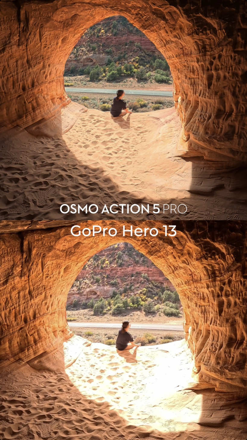 5 Reasons the Osmo Action 5 Pro is better than the GoPro Hero 13 1. 🌊 Waterproofing: The Osmo Action 5 is waterproof up to 20 meters, while the GoPro only handles 10 meters. 2. 🎨 True-to-Life Colors: DJI’s White Balance Sensor keeps water looking naturally blue, not green. 3. 🔋 Battery Life: The DJI battery lasts up to 4 hours, compared to GoPro’s 2.5 hours. 4. 🌄 Dynamic Range: Better details in both the darkest and brightest parts of your videos. 5. 💾 Built-in Storage: Forgot your SD card? DJI’s built-in storage has you covered. Bonus 💰 Price: Osmo Action 5 is $50 cheaper than the GoPro. 🫱🏽‍🫲🏼 Tag a friend who needs to upgrade their action camera! #djiosmoaction5pro #actioncamera @DJI Official 