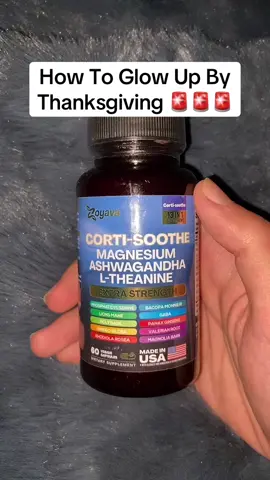 Glow up by thanksgiving! #cortisollevels #cortisol 