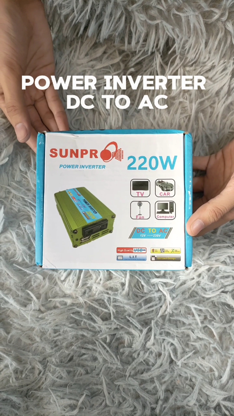 Power Inverter 220W DC to AC #powerinverter #powerinverter220w #casaki #powerinvertermurah 