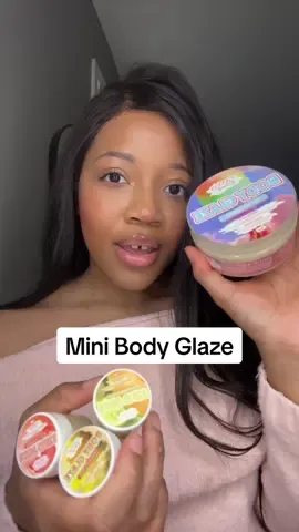We love a mini body glaze #bodyglaze #bodyglazereview #canvasbeauty #moisturizing #lotion #bodyoilsforskin 