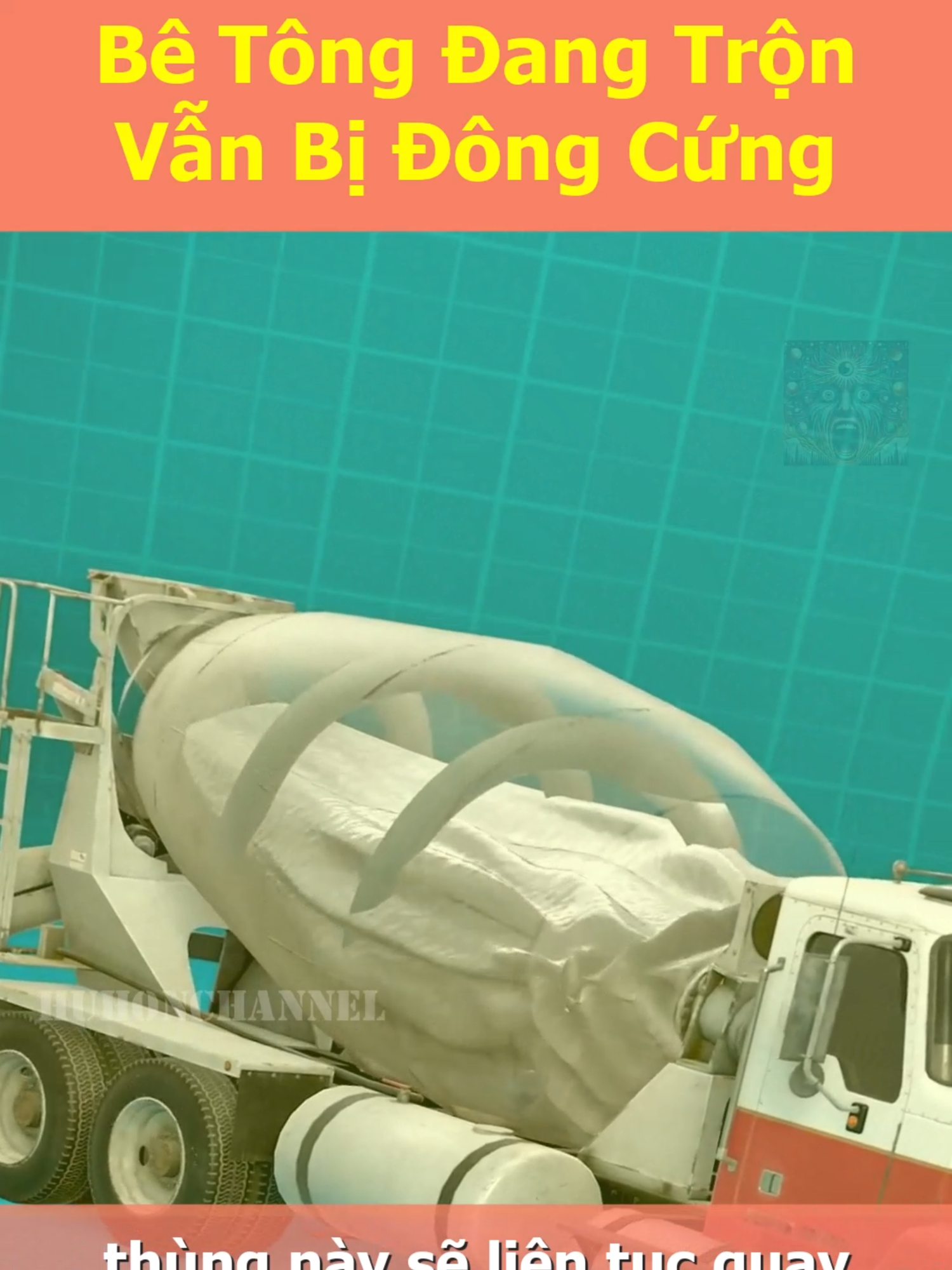 Bồn Xe Trộn Bê Tông Vẫn Xoay Đều Vì Sao Bê Tông Lại Đông Cứng? #xebon #xebonbetong #xetronbetong #bêtông #ximang #LearnOnTikTok