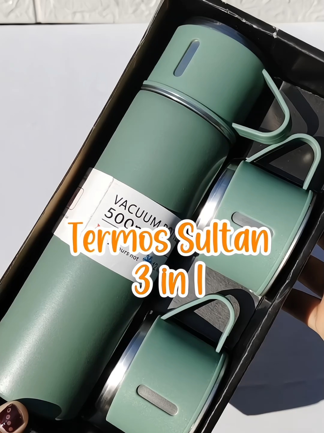 Termos Sultan 3 in 1 buruan cek keranjang kuning😍 #termossultan #termos3cangkir #termosairpanas #termosvacuum #termostanley #tiktokshop #fypシ #fypage 