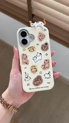 เหลือไม่เยอะแล้วน้า 🐱เคสลายแมวเกาะสีครีมลายแมว
