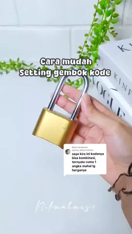 Membalas @ayman_abdurrohman  Gembok kode 4 kombinasi angka #gembokkode #gembokantimaling #gembok #gembokpintu #kuncigembok #cuantanpabatas #guncangpromo1111 #gembokangka 