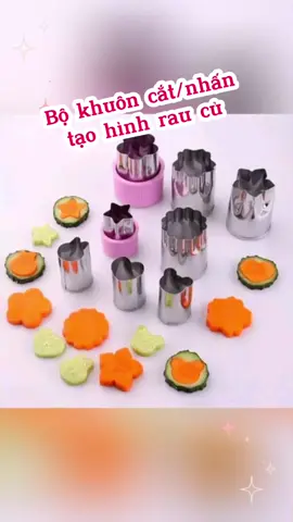 Bộ khuôn cắt nhấn tạo hình rau củ quả và thạch hay bột làm bánh 8 món dễ thương  #xuhuongtiktok2024 #giadungtienich #noitro #dungcucatraucu #khuontaohinhtraicay #khuoncatraucuqua #lethuy3486 