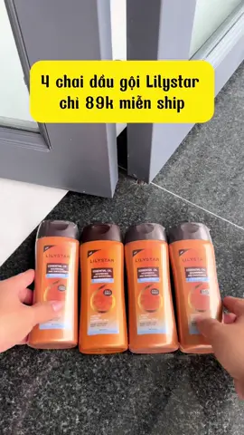 4 chai dầu gội Lilystar 89k miễn ship##emkieutaphoa##daugoililystar##lilystar##daugoithaoduoc##daugoi