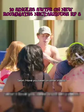 10 singles swipe on new roommates | nectarhouse ep 3 #fyp #single #trap #dating #swipe #triplets