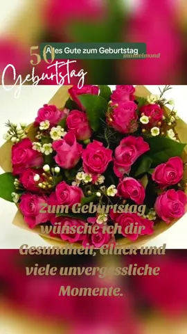 #allesgutezumgeburtstag #50geburtstag #geburtstagwünschefürfrauen50 #wünsche #geburtstag #mantelmond 