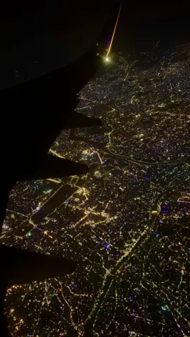 Dipawali night view was amazing from here #bye #kathmandu #🇳🇵 #airplaneview #windowseat 