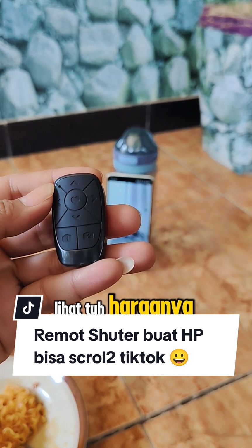 Remot Shuter HP bisa tap2 layar dan scrol2 tiktok #remothp #inbex #remotbluetooth #remotbuathp #remotselfie 