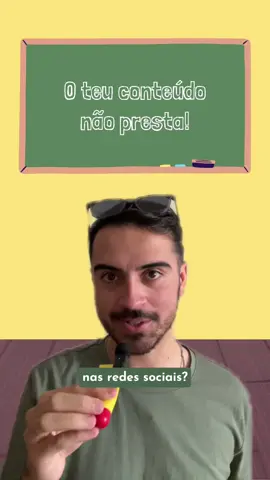 O conteúdo que crias é para os outros, não para ti 🤭 #redessociais #socialmedia #gestaoderedessociais #socialmediamarketing #socialmediatips #tiktoktips 