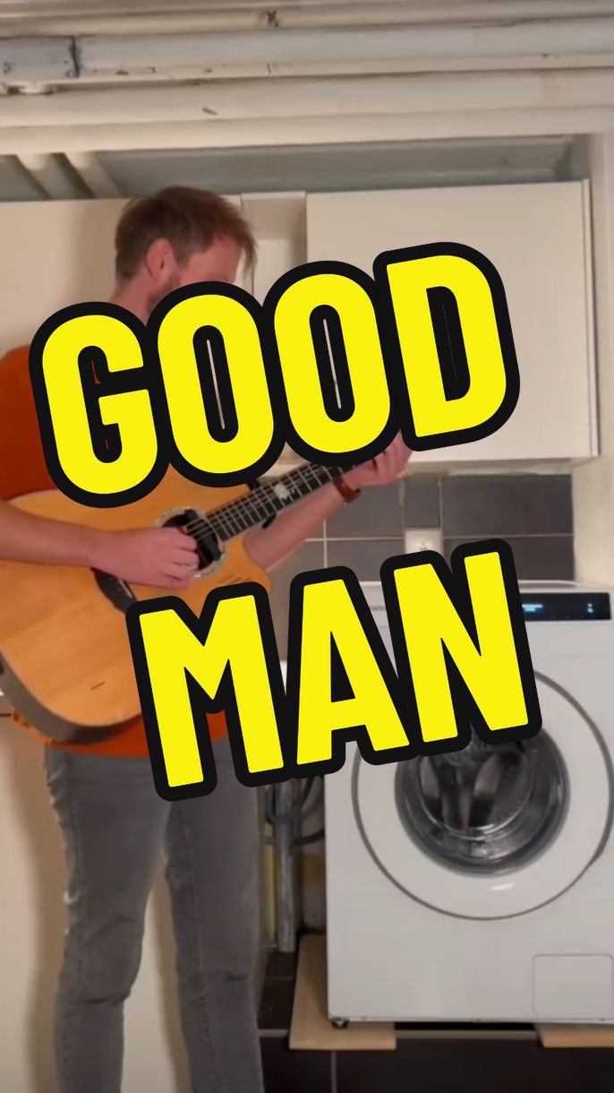@Casper Esmann Good man #washingmachine #guitar #song #jingle #funnyvideo #men #dating 