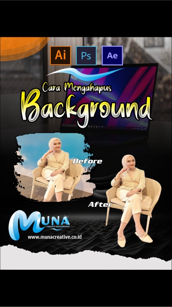 Cara Cepat Menghapus Latar Belakang di Adobe Photoshop..... #tutorials #adobe #photoshop #adobephotoshop #logodesign #fypシ #fypage 
