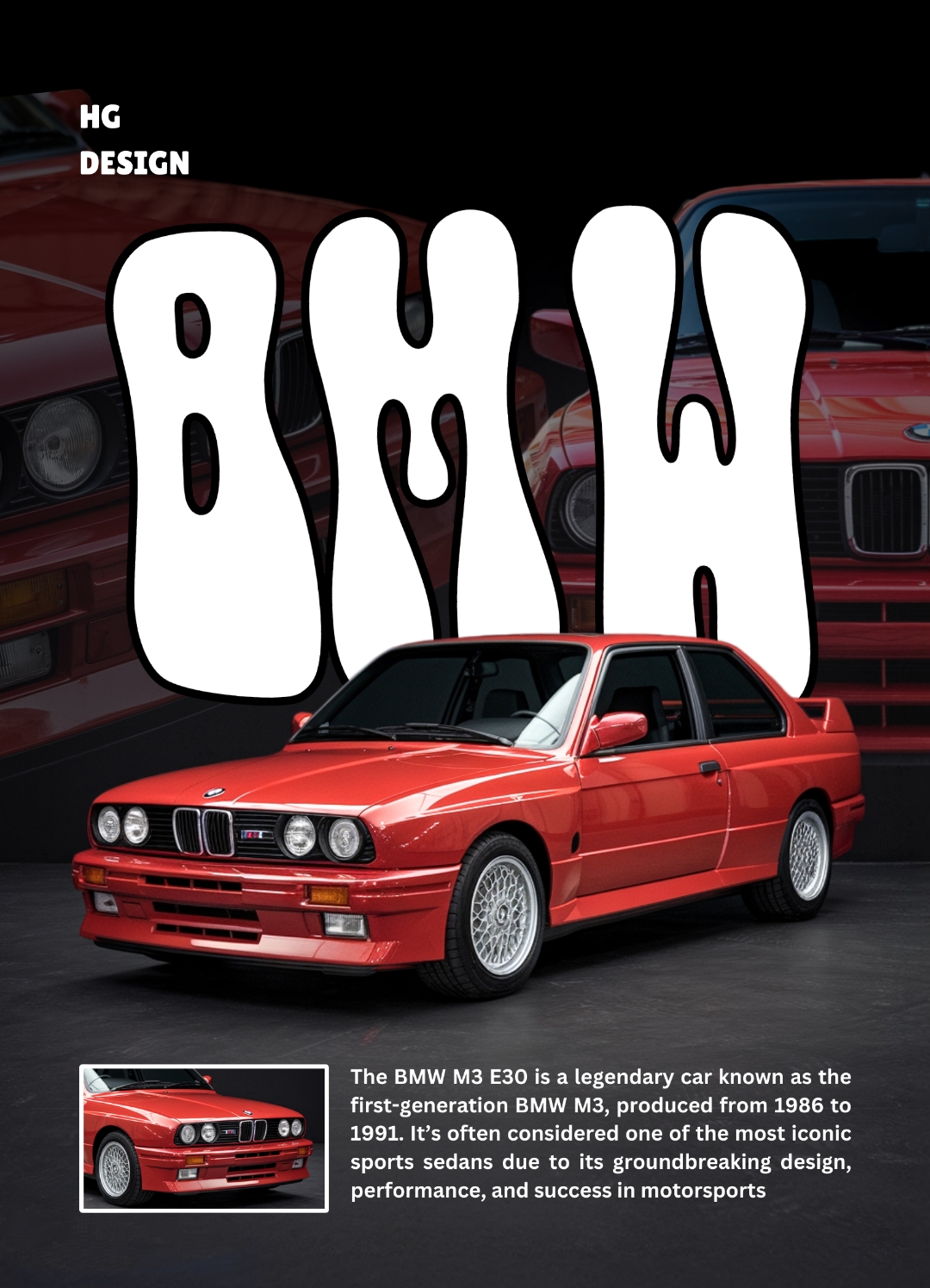 Car Poster Design Using Canva Mobile BMW M3 E30 ❤️  #cars #car #canva #canvadesign #canvatips #graphicdesign #poster #posterdesign #carposter #bmw #bwmm3 #fyp 
