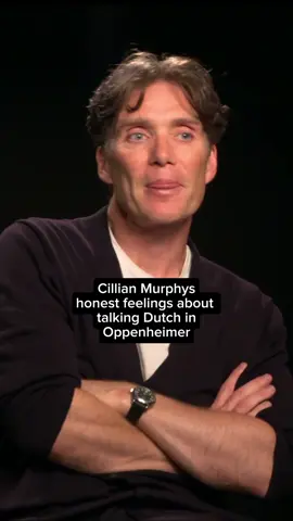 Cillian Murphy gets nervous about speaking Dutch in Oppenheimer! What do you think of his accent? As a Dutch reporter, I had to ask him about that one Dutch scene... he got really nervous talking about it🙈 #CillianMurphy #Oppenheimer #hoytevanhoytema #Dutch #Movietok #barbenheimer #netherlands #nederlands #celebinterview 