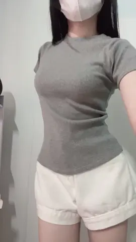 Cả set xinhhh .Áo thun babytee và quần short jeans xinh #review #xuhuong 