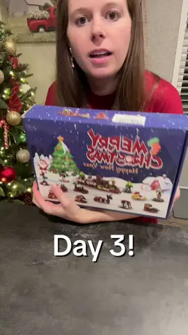 Day 3 was a gift box! So cute! @montessoritoddler #adventcalendar #kidsadventcalendar #blackfriday2024 #christmasadventcalender #countdowntochristmas #openadventcalendarwithme 