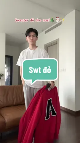 Swt đỏ cho mùa noe 🎄l #reviewlamdep #xuhuong2024 #quanao #sweater #sweater 