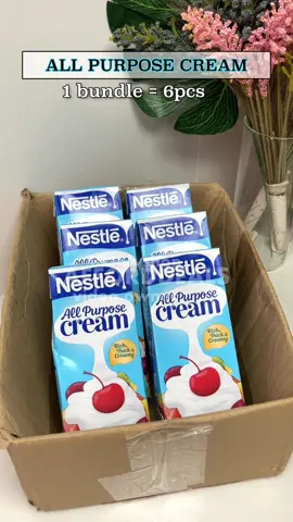 6 pcs na makukuha nyo mga mare ko!😍❤️ #nestlecream  #allpurposecream  #nestle  #nestleallpurposecream 