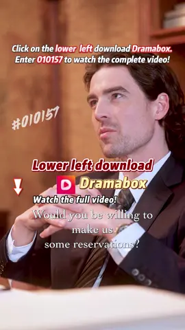 CIick on the lower left download “dramabox “ enter “010157” to watch the full video!#movie #film #drama #dramabox 