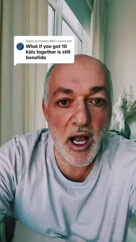 Replying to @Freddy MG Immigration lawyer Brad Bernstein humorously points out that having 10 children together is strong evidence of a bona fide marriage. He notes that he doesn’t know anyone who would enter a “business marriage” and then decide to have 10 kids with their partner just for a green card. #BonafideMarriage #ImmigrationHumor #GreenCard #BradBernstein #SparBernstein #GreenCard #I130Petition #fyp 