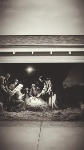 Jesus' Birth Scene Christmas Garage Door Cover #christmasgift #christmas #banner