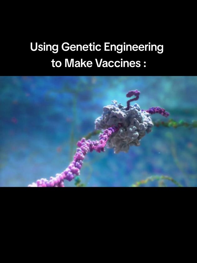 Using Genetic Engineering  to Make Vaccines  #biology #biologia #medicina 